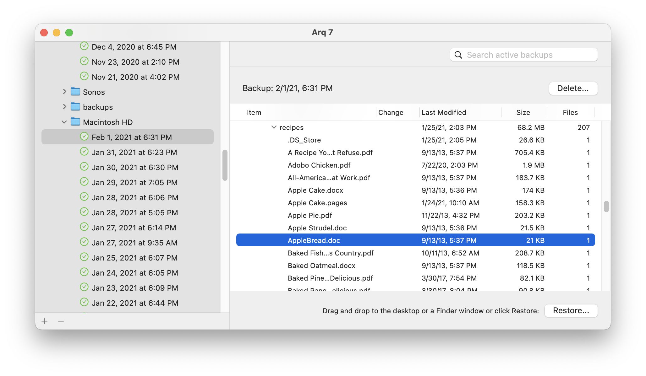 install a backup tool for mac
